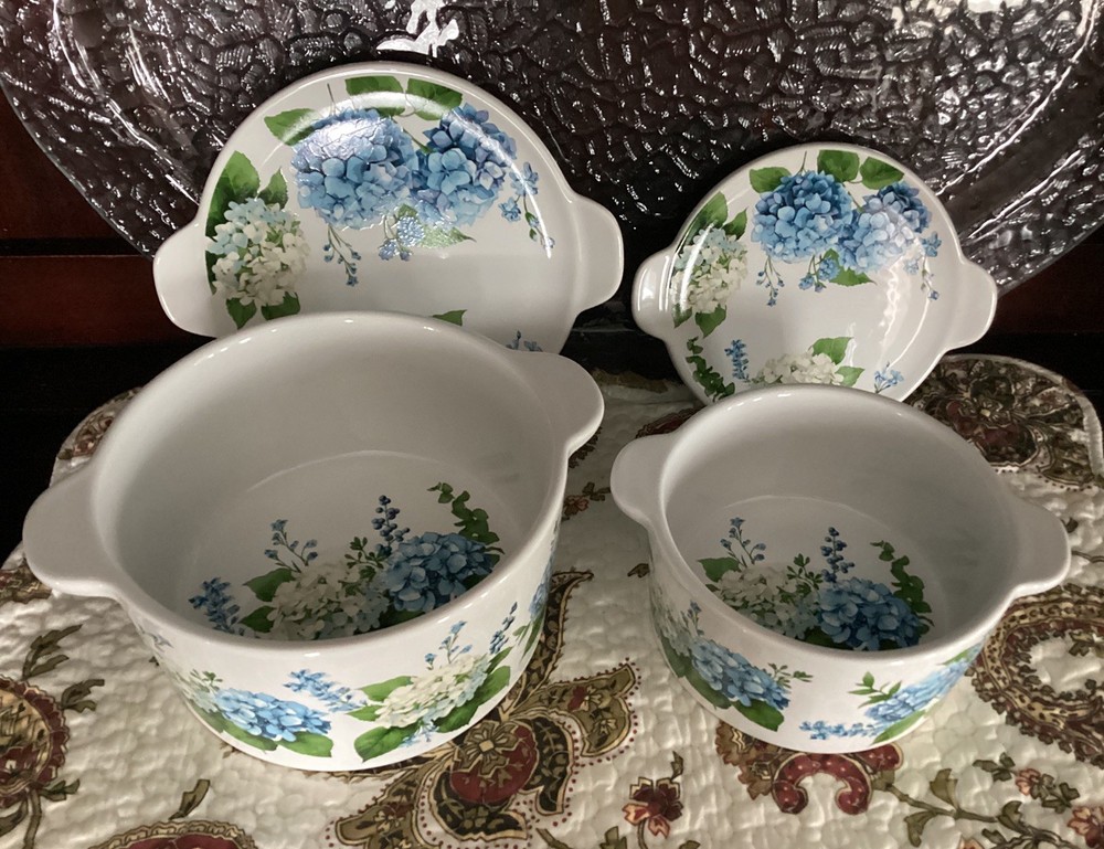 TEMP-TATIONS HYDRANGEA EASTER SPRING GORGEOUS PATTERN 🌱 🐣 HTF TEMPTATIONS