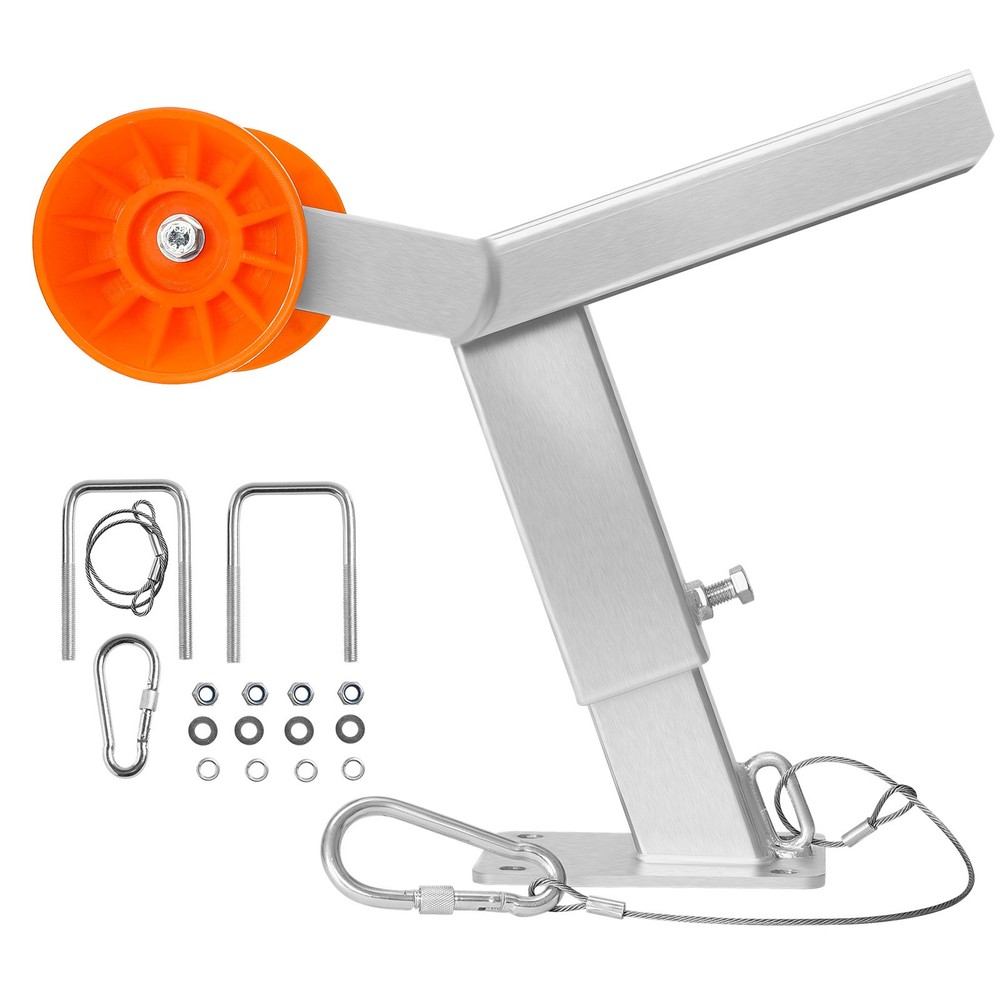 Boat Trailer Winch Stand with Roller Adjustable Height Boat Winch Mount