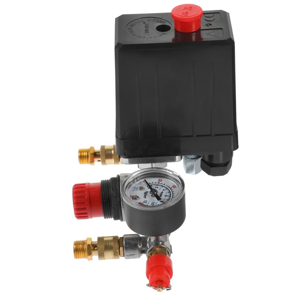 Pressure Switch Water Regulator Single-hole Reducing Valve with Barometers