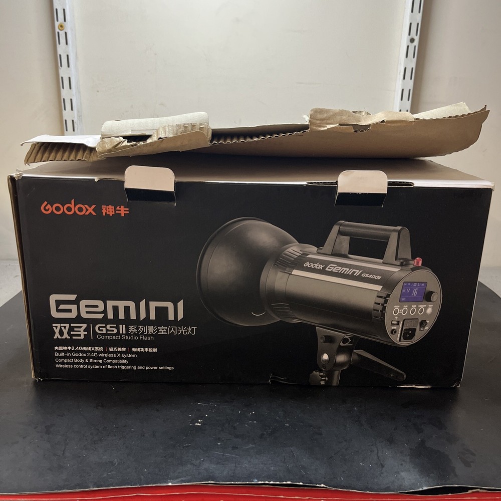 🔥🔥🔥Godox Gemini GS300II 110V Studio Flash Light Monolight Strobe