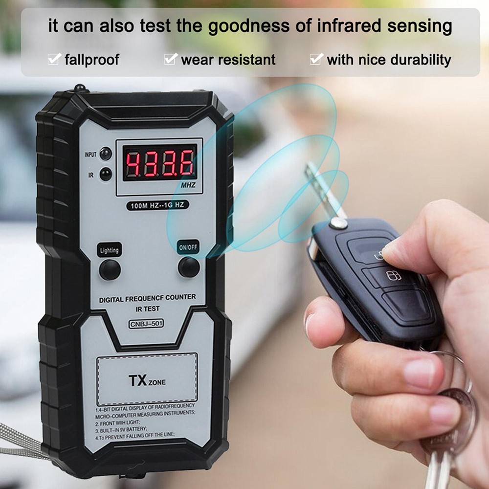 Wireless Remote Control Frequency Tester for Car Keys Infrared Testing Device