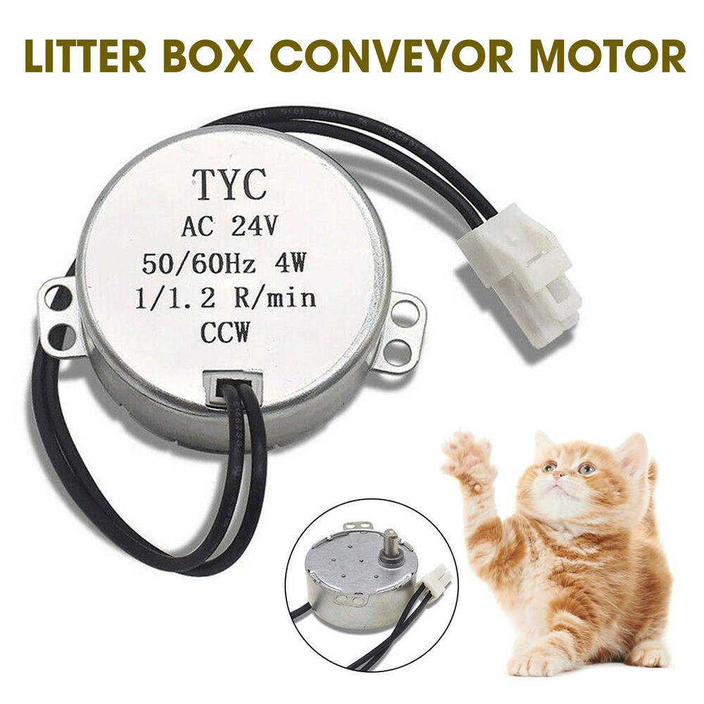 PetSafe Automatic Cat Litter Box Conveyor Motor Replacement PartCCW Chassis Bow1