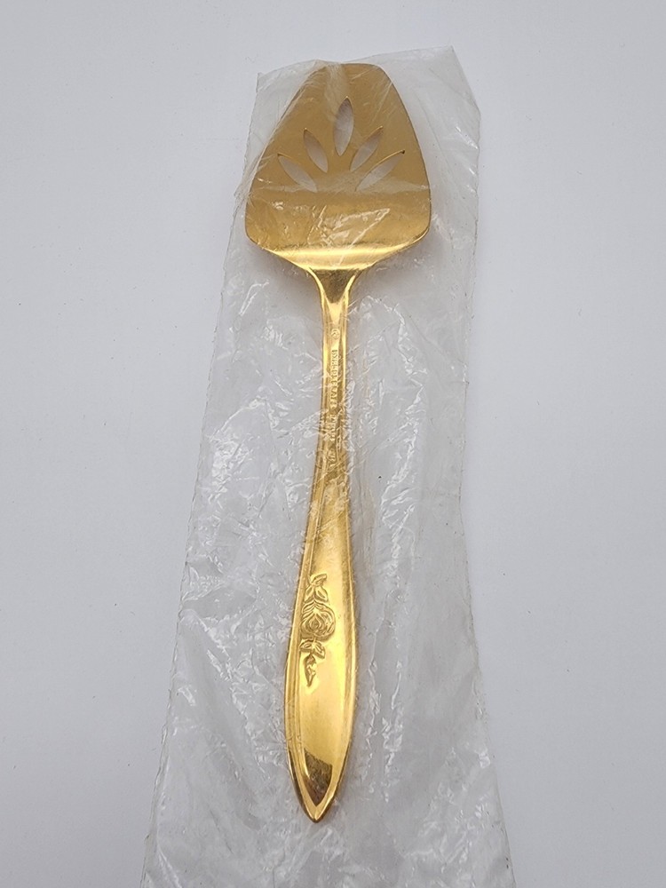 VINTAGE 52 Pc DIRIGOLD DIRILYTE REGAL GOLD TONE FLATWARE SET With Original Case