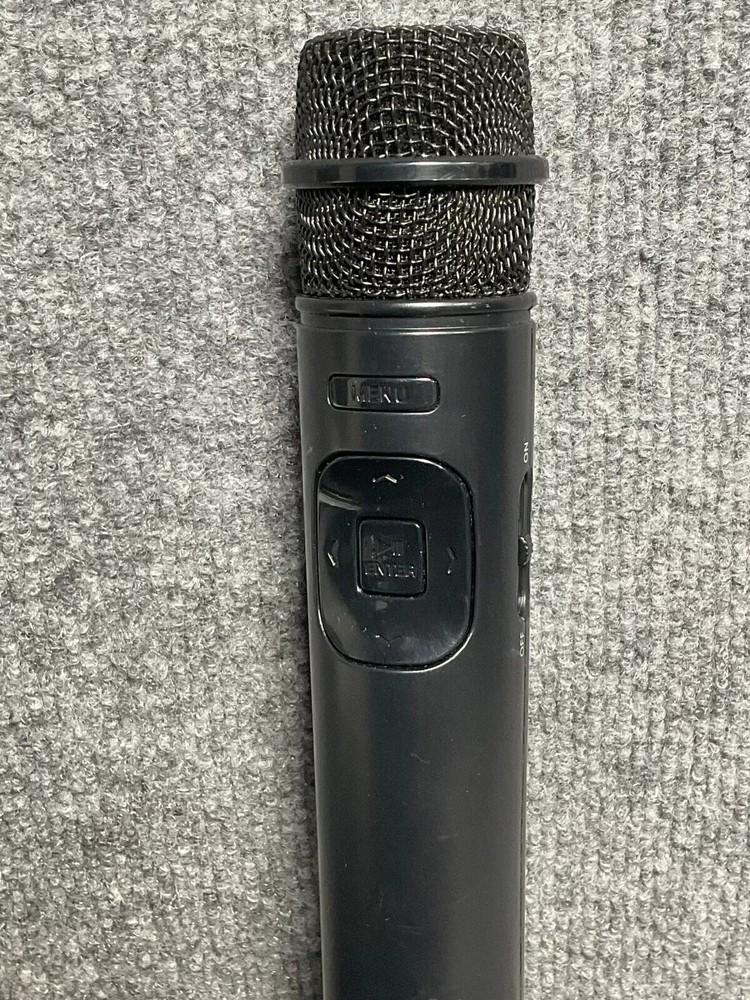 Singing Machine Karaoke Microphone Pair 🎤 Wired Handheld Black Color