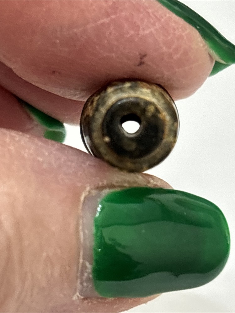 One (1) Each China Ancient Jade Transition Bead
