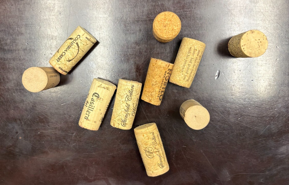Used Wine Corks White and Red