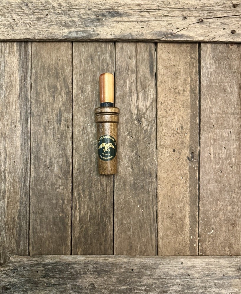 Duck Commander Classic Commander Double Reed Duck Call|Cedar Insert| Black Label
