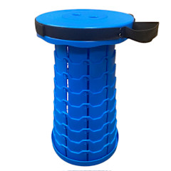 puka Telescopic Folding Stool - Blue