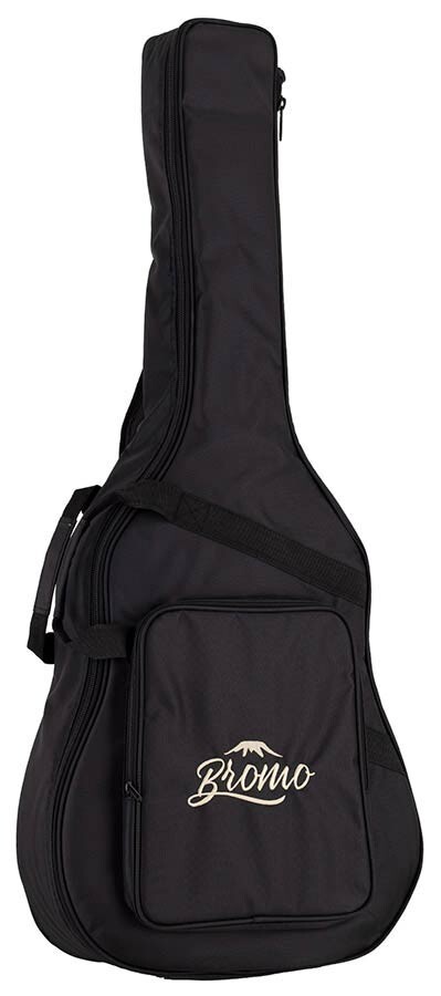 BROMO Guitar Fully Solid Rocky Mountain Series Cut + Pickup + Display Bag