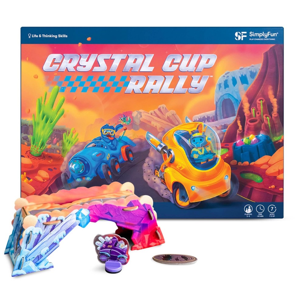 Educational Crystal Cup Rally Game for Kids - Develop Reasoning & Strategy Skill