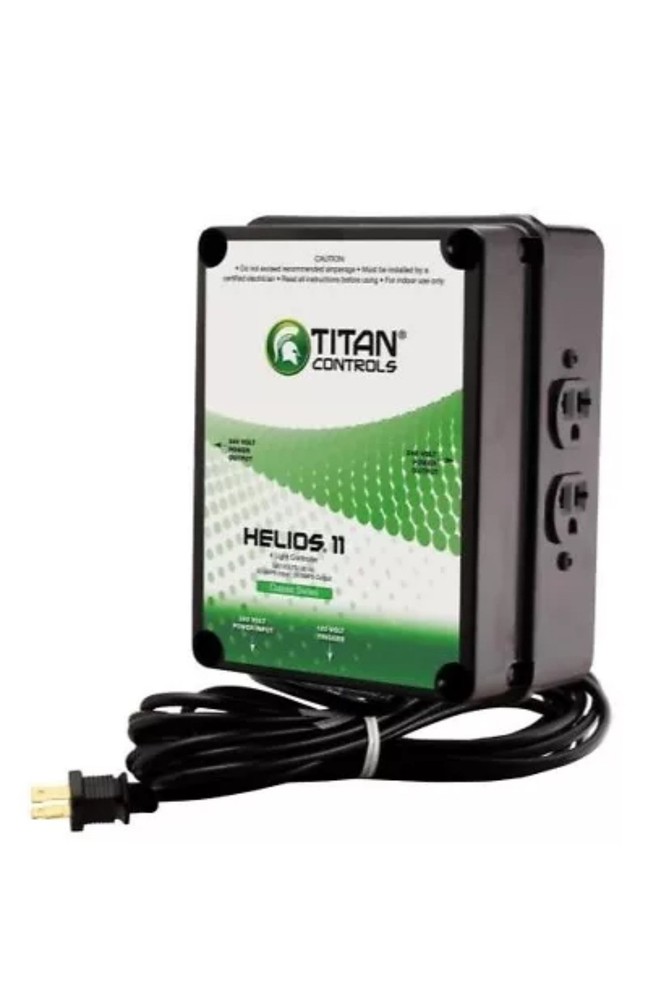Classic Series Helios 11, 4-Light Controller with Trigger Cord, 240 Volt, Black