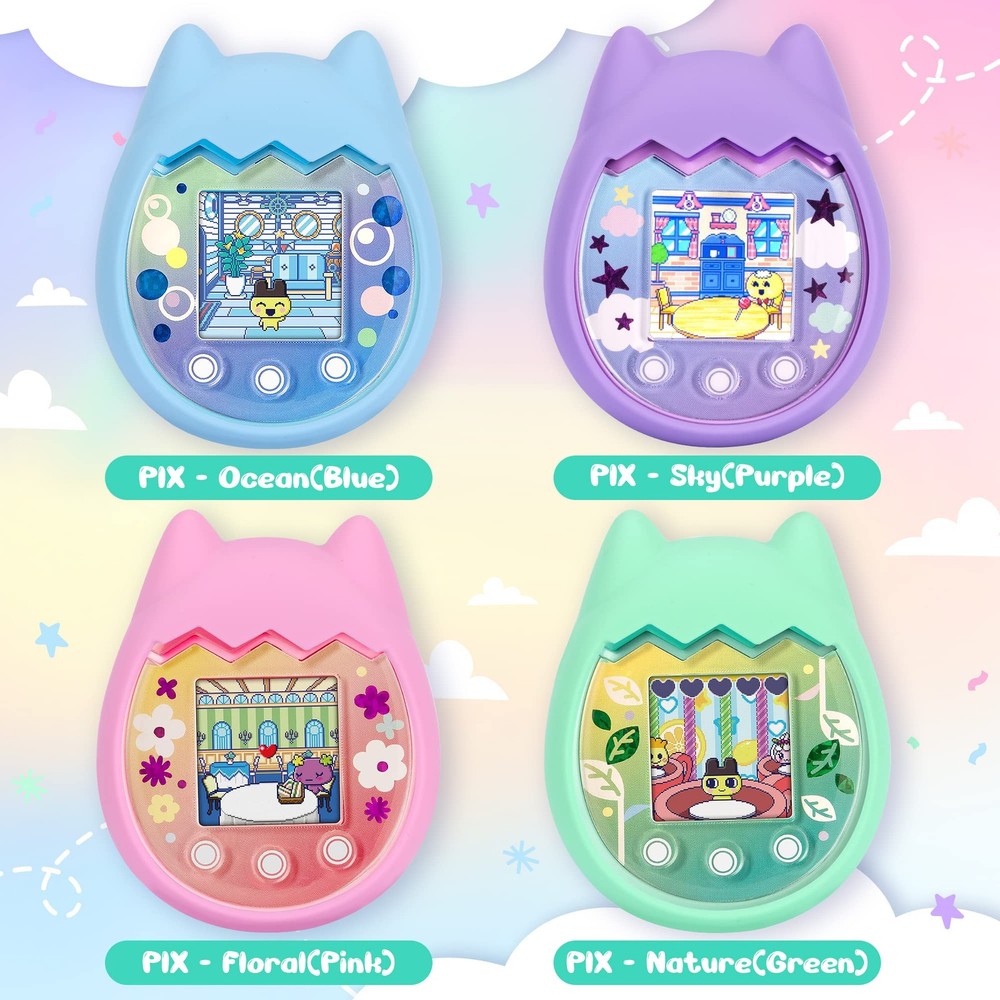 Silicone Protective Case for Virtual Pet Device with Lanyard