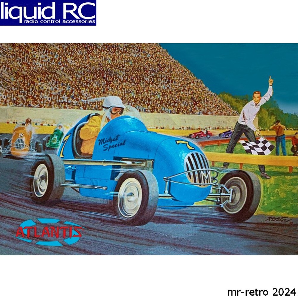 Atlantis Models M110 1/20 Midget Racer Plastic Model Kit