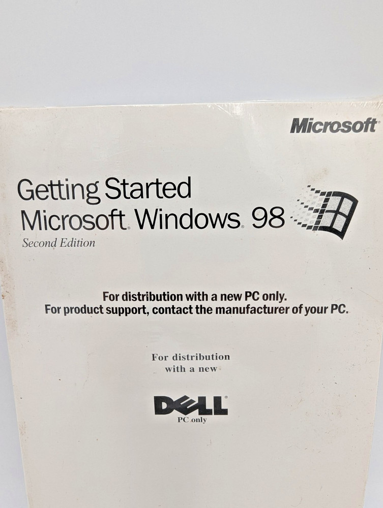 Getting Started Microsoft Windows 98 Second Edition for Dell PC - CD & Booklet