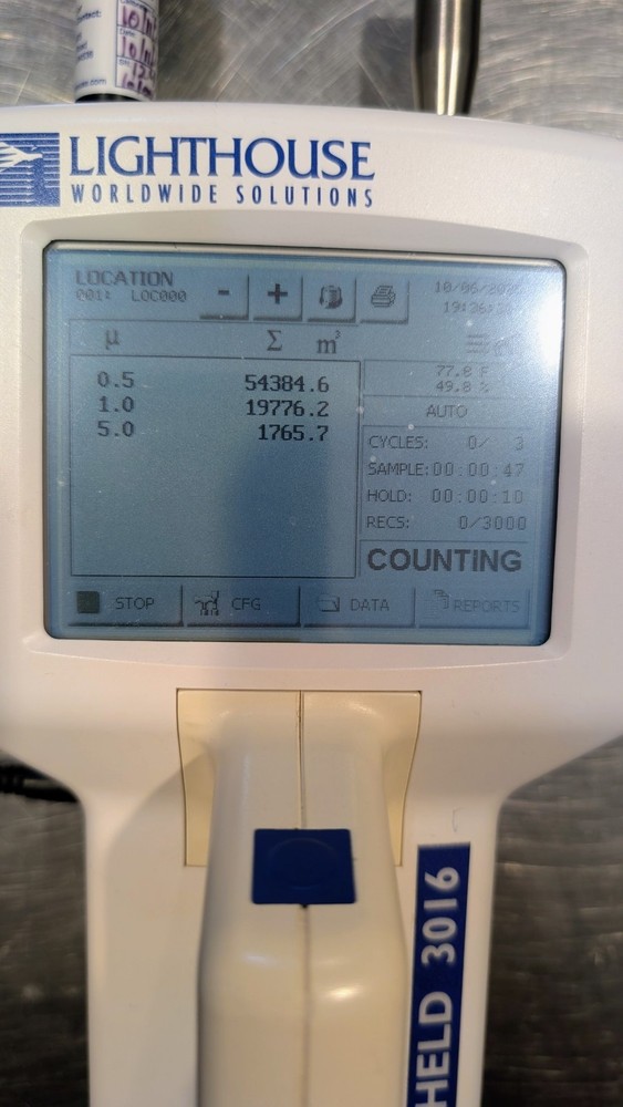 PARTICAL Counter LIGHTHOUSE HANDHELD 3016 Used