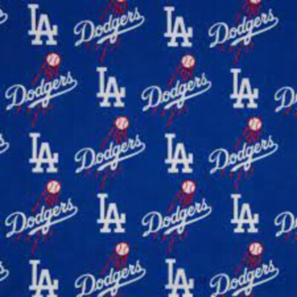 Dodgers Solid Cotton Fabric (1 yard)