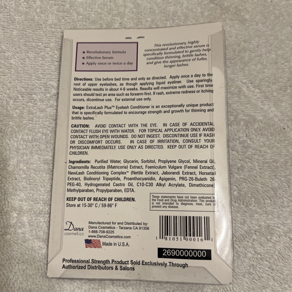 ExtraLash Plus Eyelash Conditioner Encourages Growth New (X)