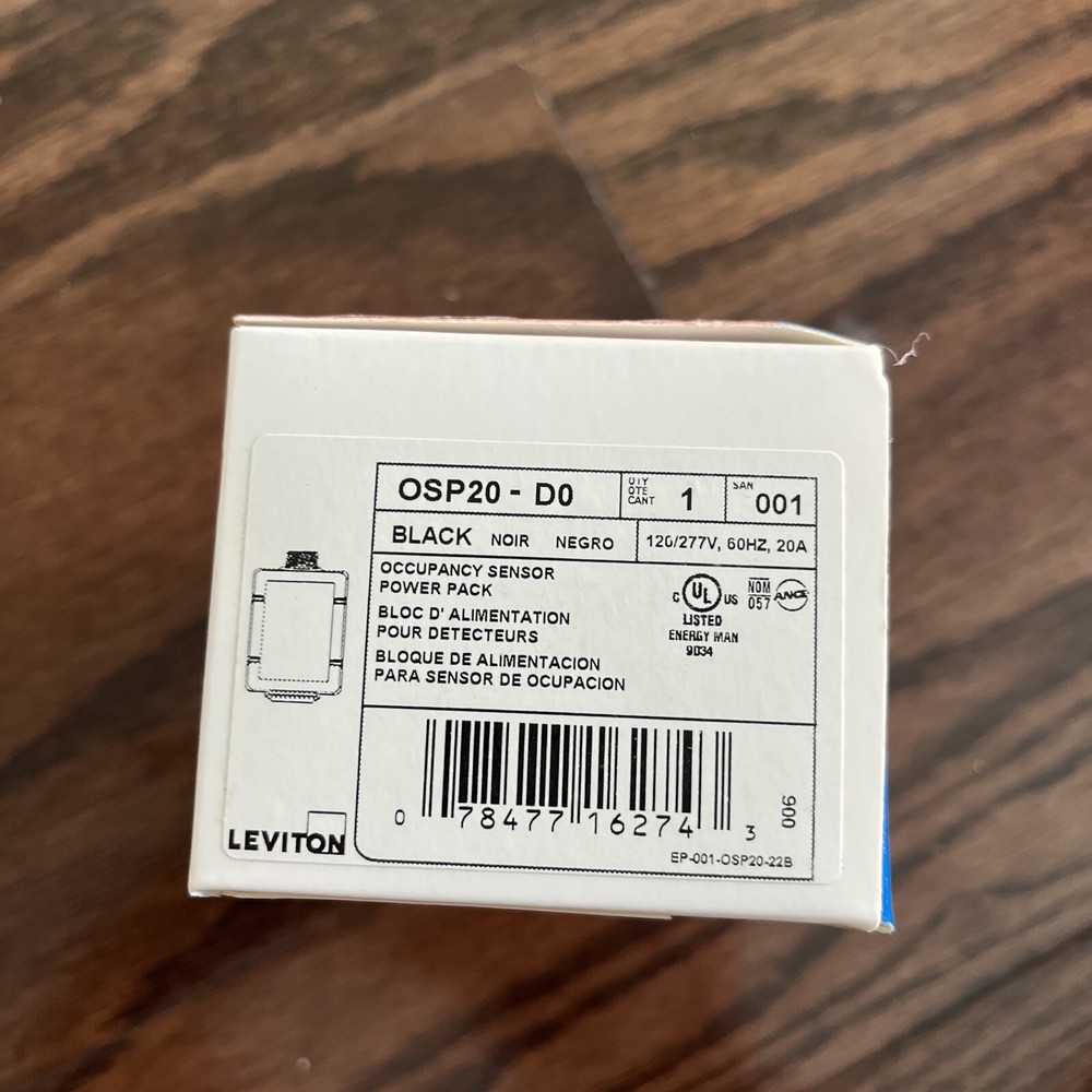 Leviton OSP 20 -DO Occupancy Sensor Power Pack Brand New