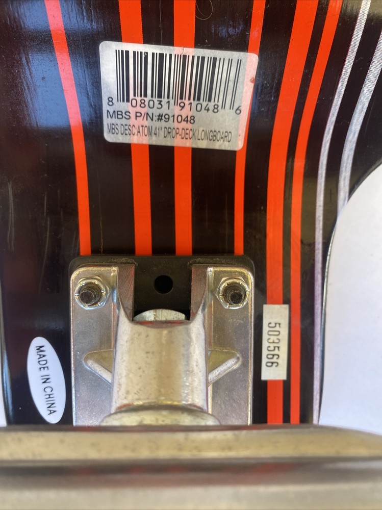 Atom Drop Deck Longboard (41-Inch) With Barcode Sticker