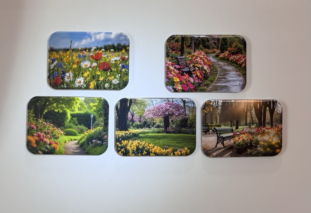Springtime Summertime Fridge Magnets