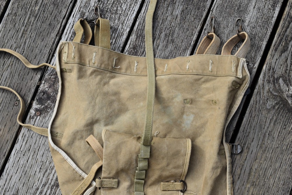 WW1 Haversack Field pack US Army Khaki