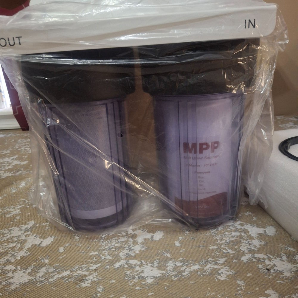 SimPure DB10C-2 Whole House Water Purifier Home Filter Housing Filtration System