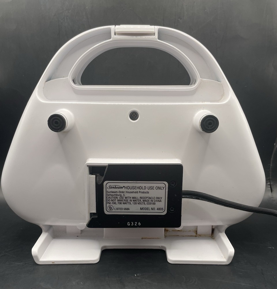 Sunbeam Pie Maker Model 4805 Vintage Tested