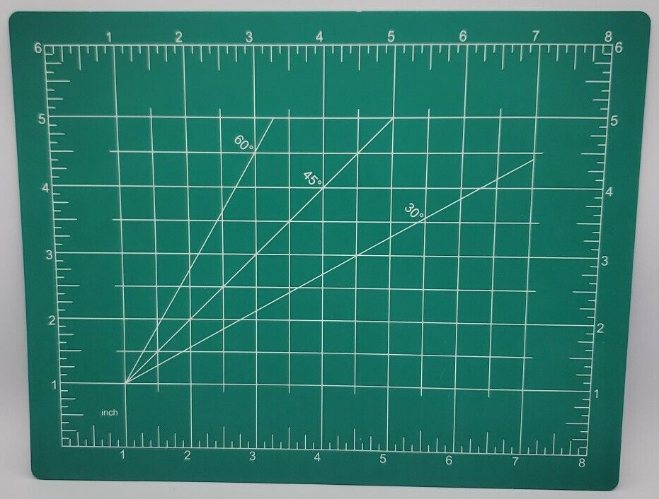 2 PC Lot Cutting Mat Self Healing & Roller Cutter Sewing