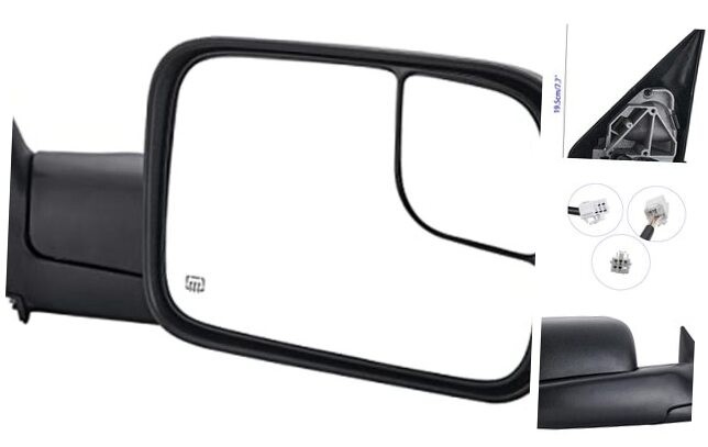 Towing Mirror Replacement Fit for DodgeRam 1500,Ram 2500