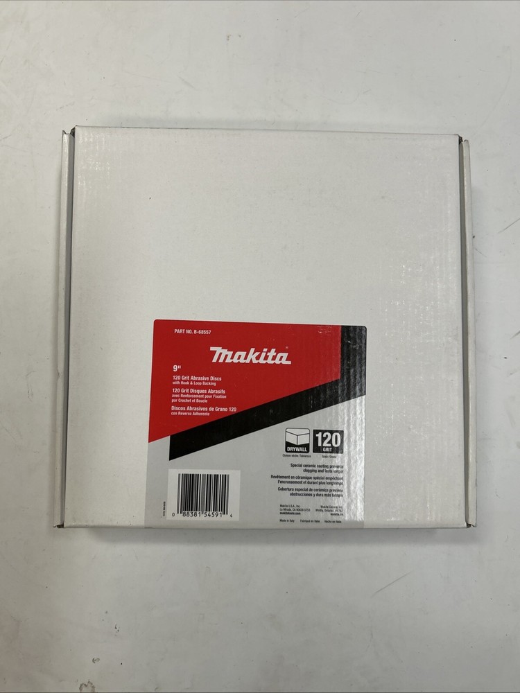 Makita 9'' Abrasive Disc / Box 25 Drywall