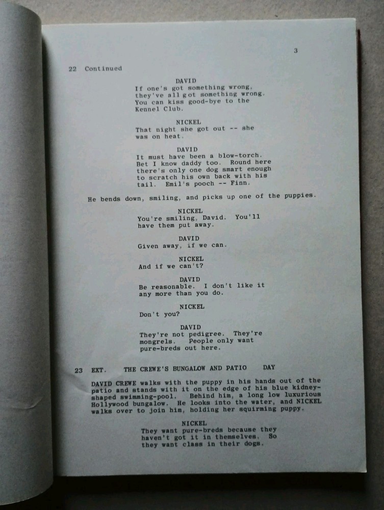 BRAM Unproduced Andrew Sinclair Movie Script