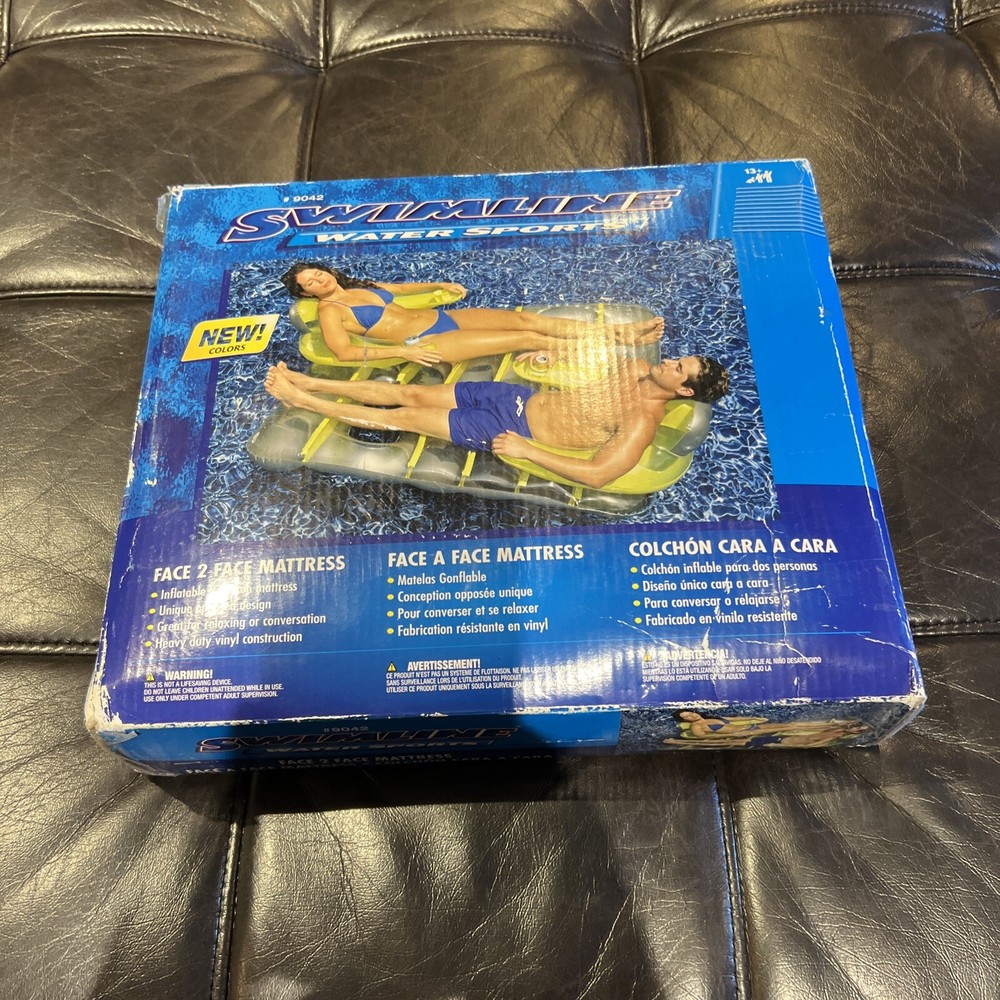 Swimline Face 2 Face Double Lounger Swimming Pool Float - 9042