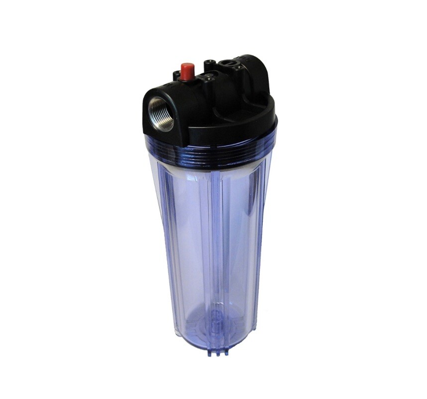 Harvard 10” Slim Line Water Filter Housing 3/4” NPT Model HH75CSLWPSS