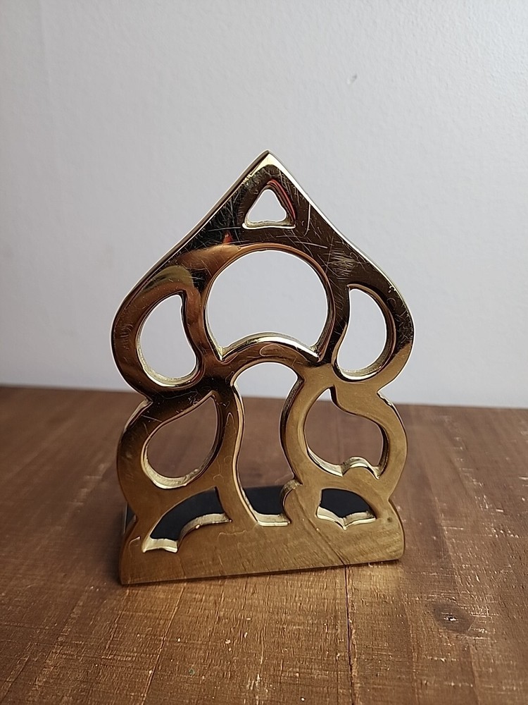1980's MONICELLO Replacement BOOKEND Brass Home Decor