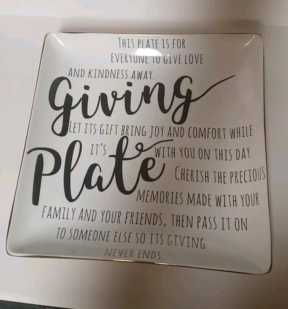Giving Plate By Windham Park