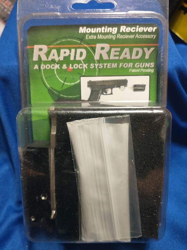 RAPID READY DOCK & LOCK SYSTEM FOR GUNS MOUNTING RECEIVER TRINITY HANDGUN NOS