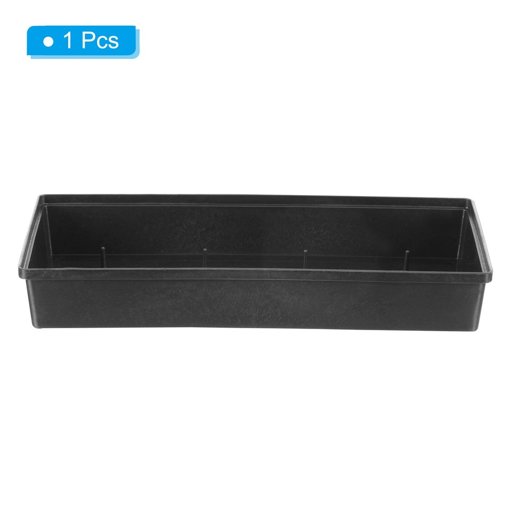 Plastic Design Bowl 11" Flower Composition Base Black