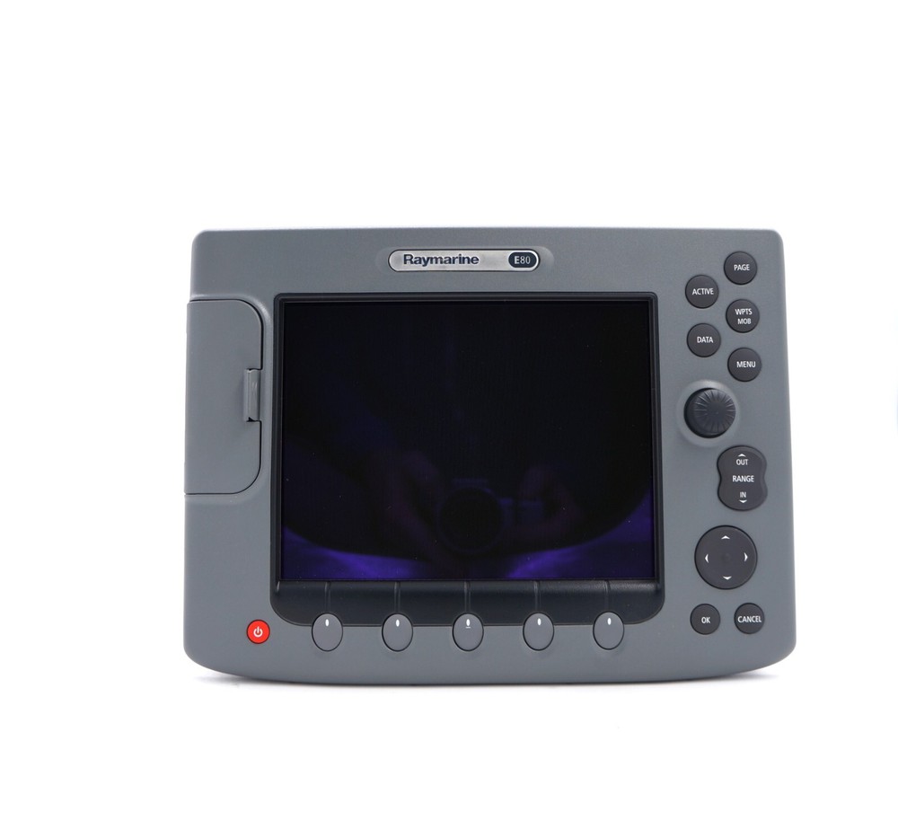 RAYMARINE E80 Classic MFD Display Chartplotter Radar Screen E02011 + Cables