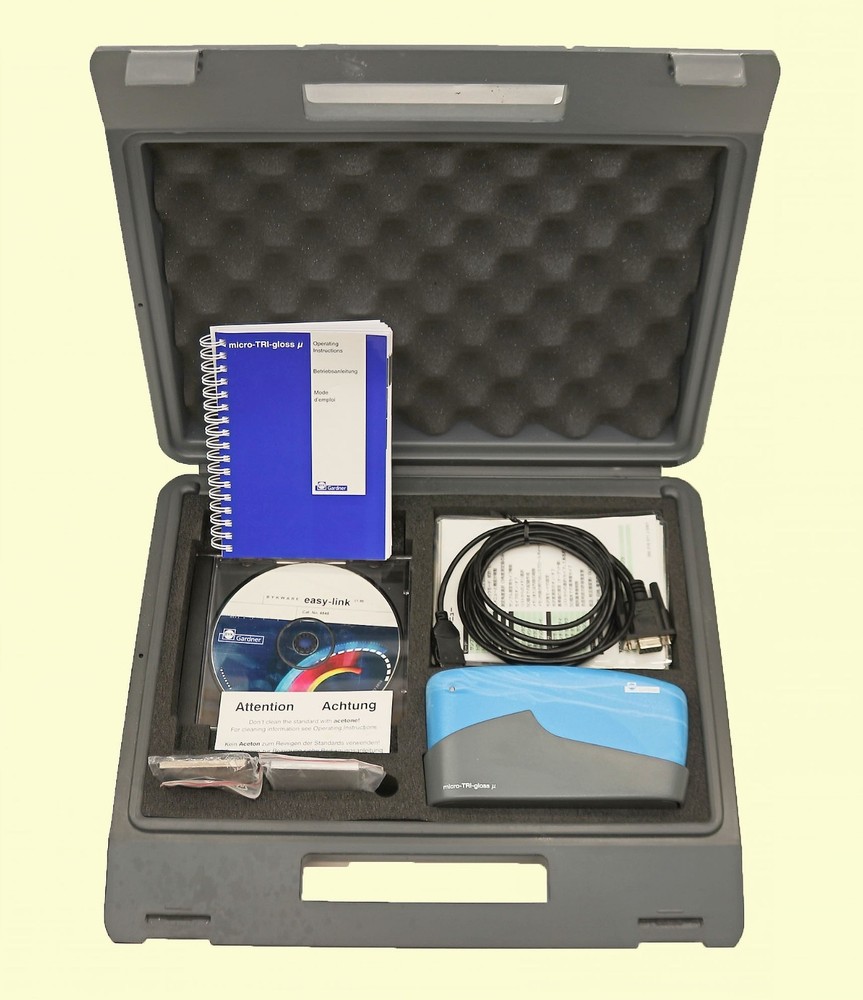 BYK Gardner micro- Tri- gloss µ three angle Gloss Meter Cat. 4435