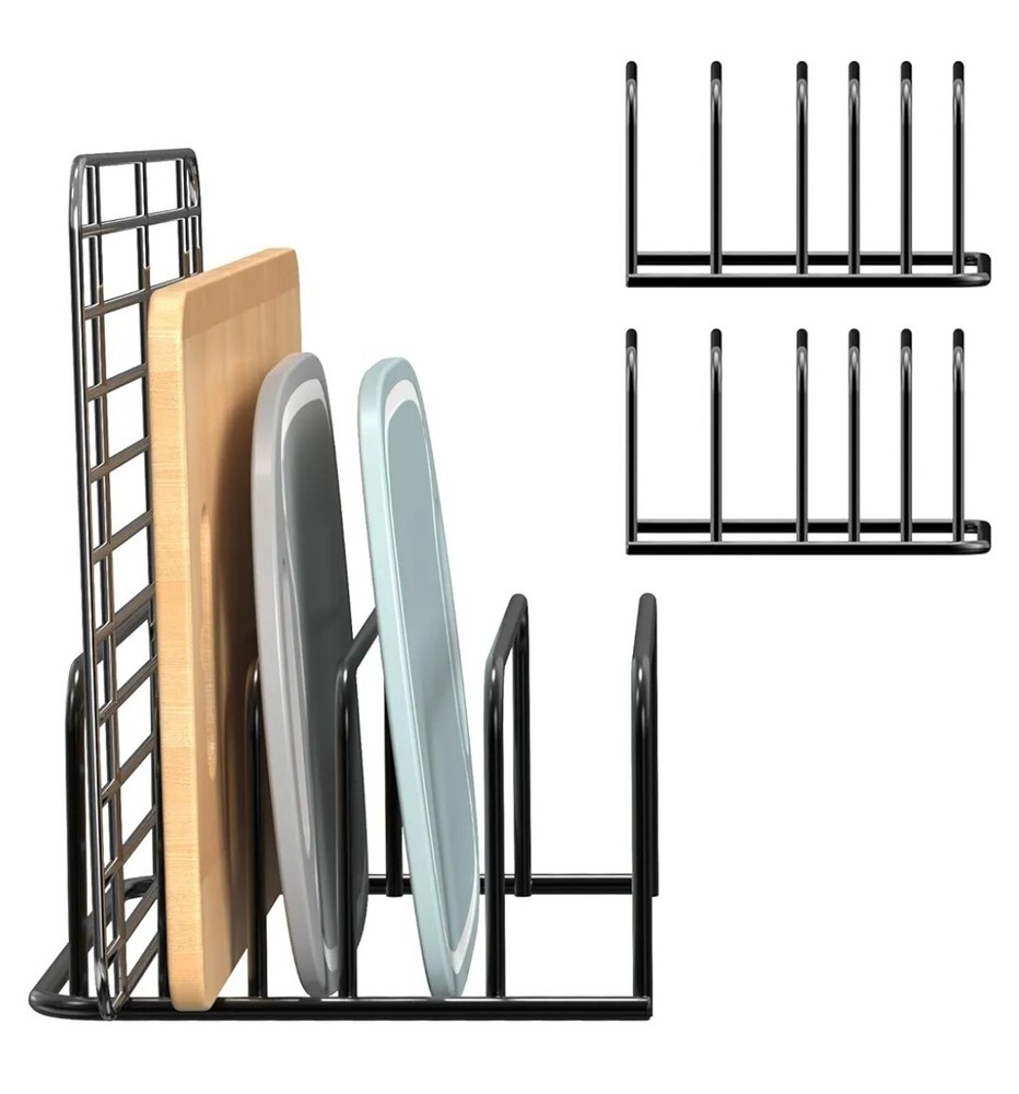 Cutting Board Organizer, [2-Pack] Cutting Board Holder Rack Baking Cookie Pan