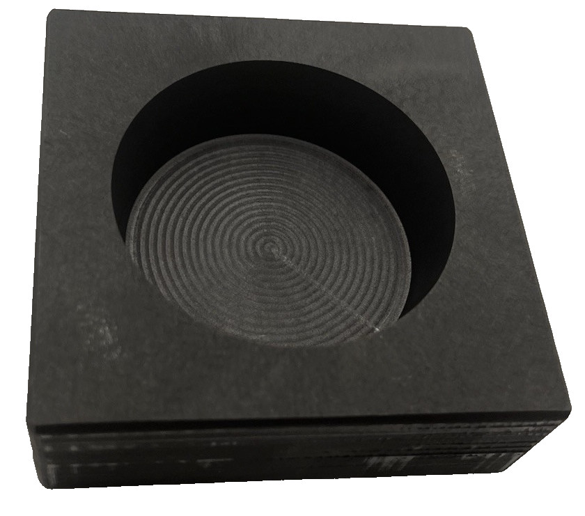 Graphite Ingot Mold For Casting 30 oz Gold Round