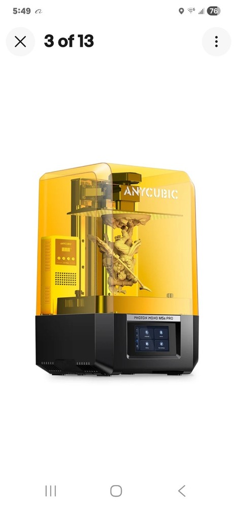 Anycubic Photon Mono M5s Resin Printer