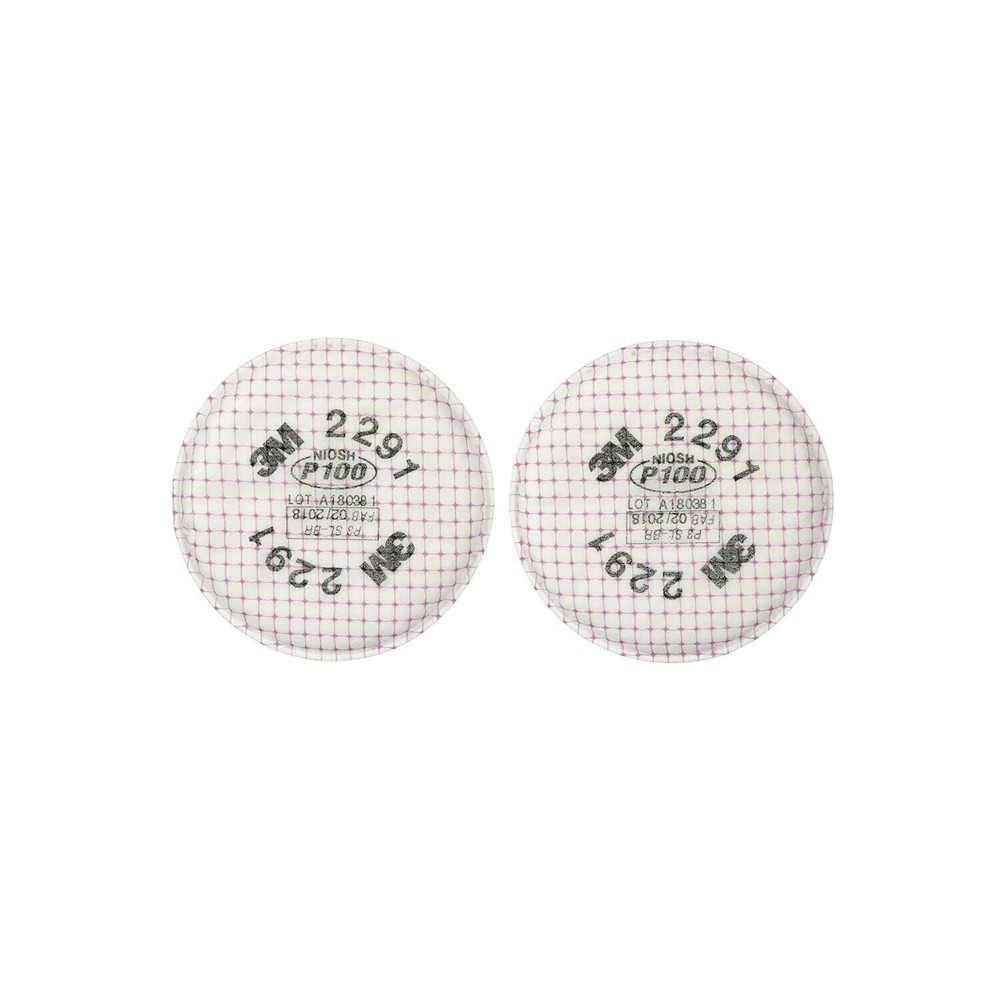 3M 2291 P100 Particulate Filter, Disc 2/pk