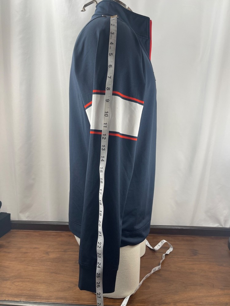 1/4 Zip FootJoy Jacket Sz Med Navy Pullover Performance Stretch Golf