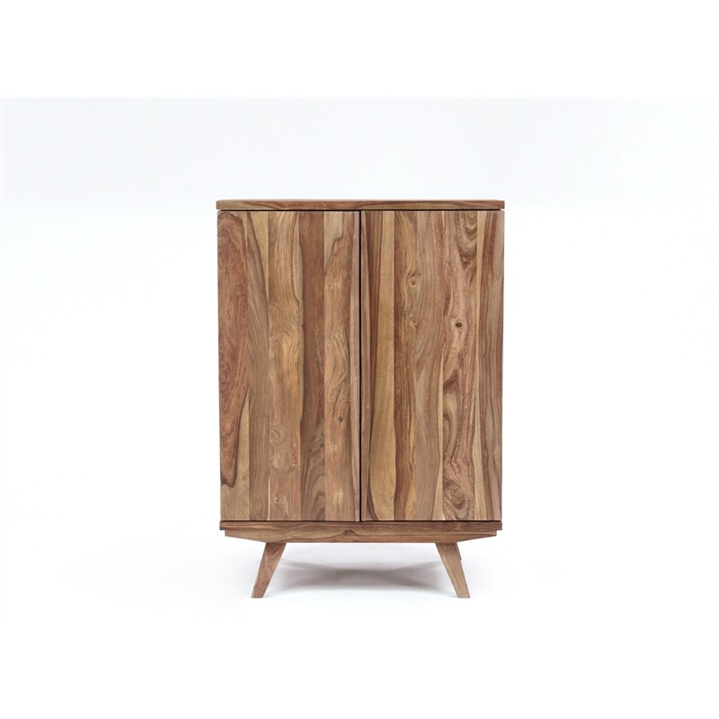 Porter Designs Fusion Solid Sheesham Wood Bar - Light Brown