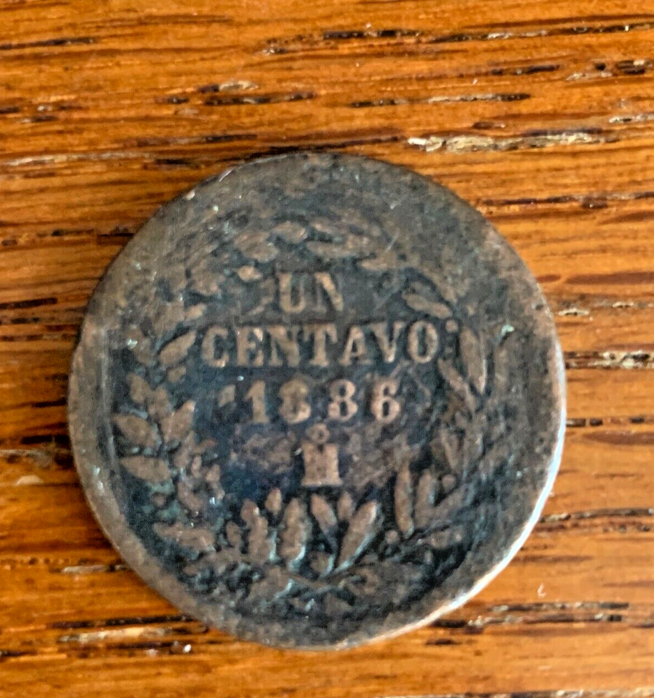 1886 MEXICO Un CENTAVO