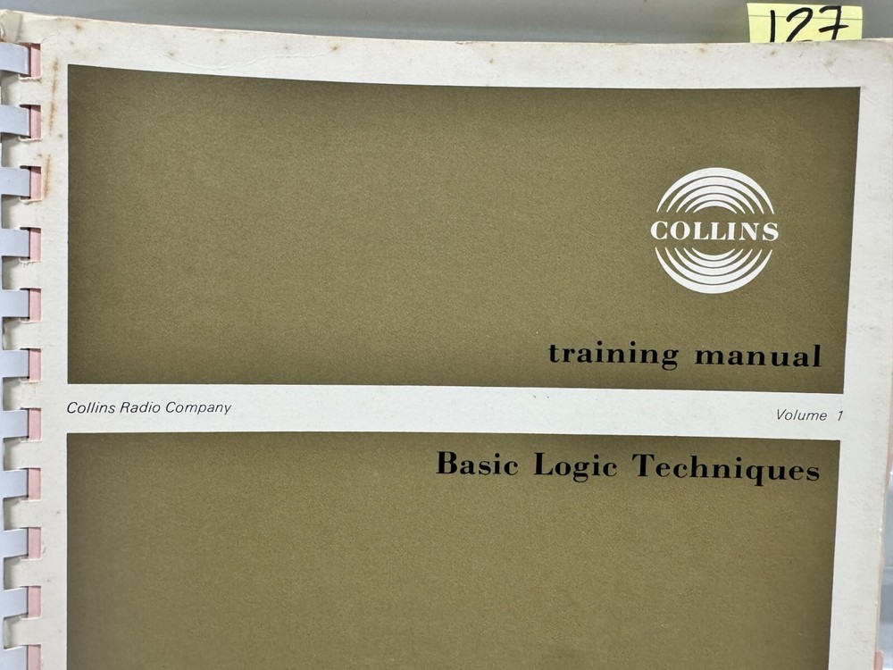 Collins Remote Heading & Basic Logic Techniques User Manual Book Original