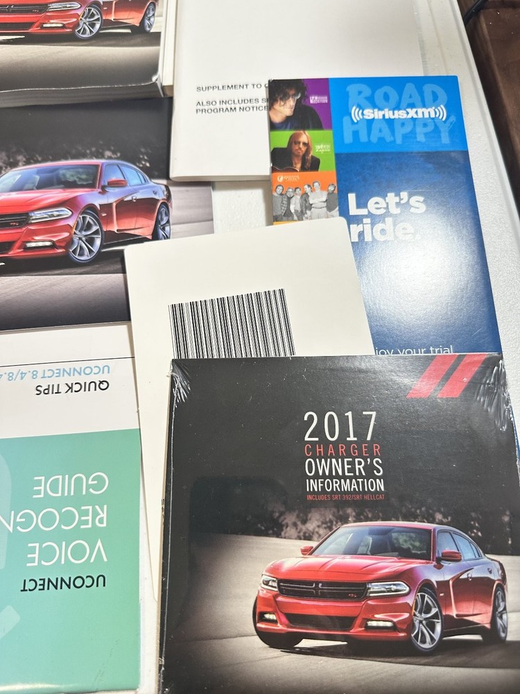 2017 Dodge Charger Owners Manual Set