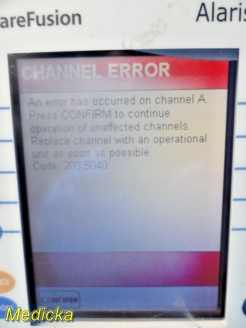 2 X Model 8100 IV Infusion Pump Modules | Channel Error | Software Issue ~ 38377