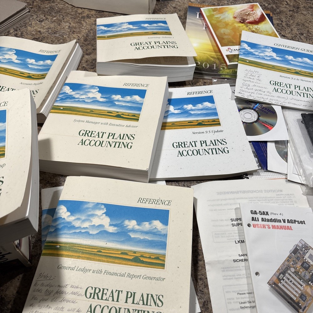 Great Plains Accounting Books & DISC Etc